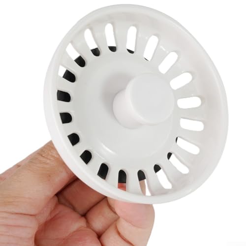 Filtro para desagüe de cocina 3 piezas blanco miniatura 4