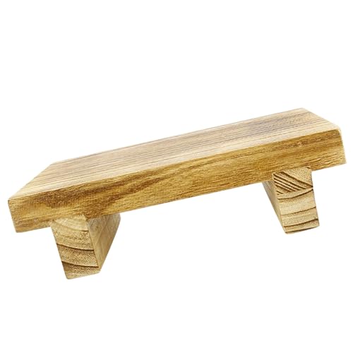 Taburete de madera MAGICLULU para cambiar zapatos en casa 2