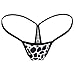 CYICGGY Women's Low Rise G String Thong Underwear Leopard Seamless Micro Back No Show Bikini Panties(Leopard-5 Pack, Medium)