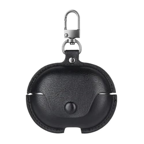 Image of Leather Business Case Cover for OnePlus Nord Buds 3 | Nord Buds 3 Pro | OnePlus Buds Pro 3 (Leather Black)