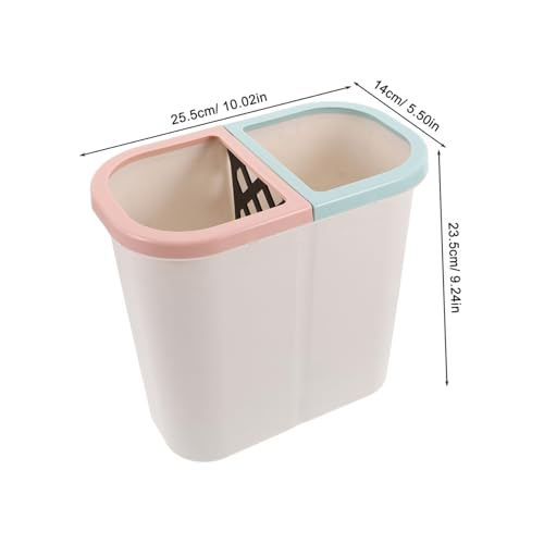 Caneca de basura rectangular para cocina y baño miniatura 2