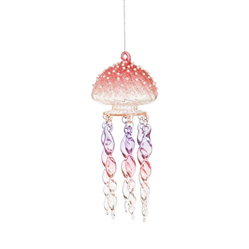 Perles Méduse Pretty Rose CFF poésie Noël verre suspendu