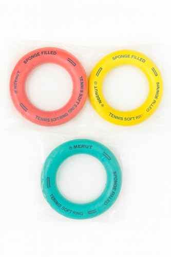 Image of K R Tennikoit Rings 6 Inch Multicolor | Pack of 2 Rubber Rings for Kids, Teens & Adults | Outdoor Play, Sports Training, Frisbee, Tennis Ring Games | Garden, Park & Beach Fun | Durable & Lightweight
