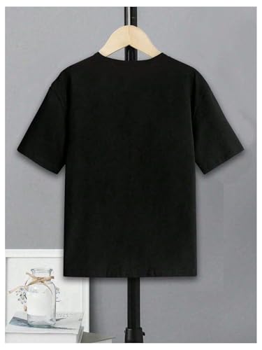 SOLY HUX T Shirt for Boys Letter Graphic Print Tees Short Sleeve Shirts Summer Clothes2