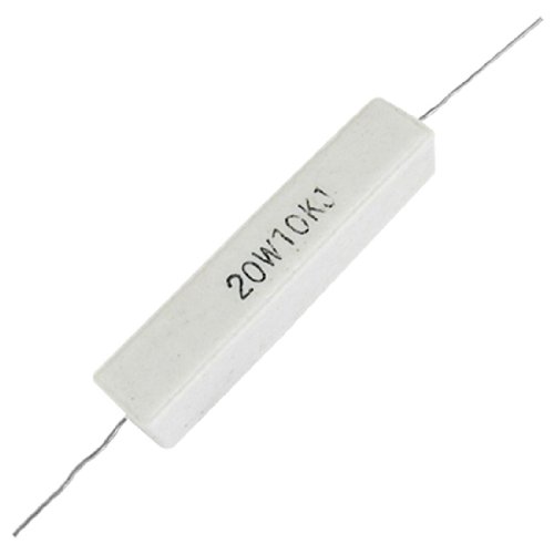 Aexit 20W 10K�I�[���Z���~�b�N�Z�����g�p���[���W�X�^�A�L�V�������[�h(20 W 10 K ohm C?ramique Ciment Power r?sistance Axial, diff?rents Couleur
