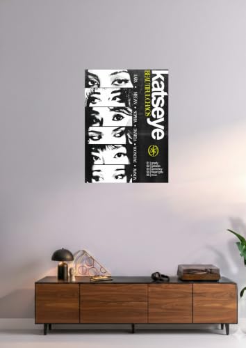 Image of KATSEYE Girl Group Poster - Glossy A4 Size, Self-Adhesive, Unframed Wall Art Featuring Beautiful Chaos Design (Beautiful Chaos)