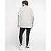 Nike Men's Dry Training Tee Large Swoosh, Dark Grey Heather/Gunsmoke
