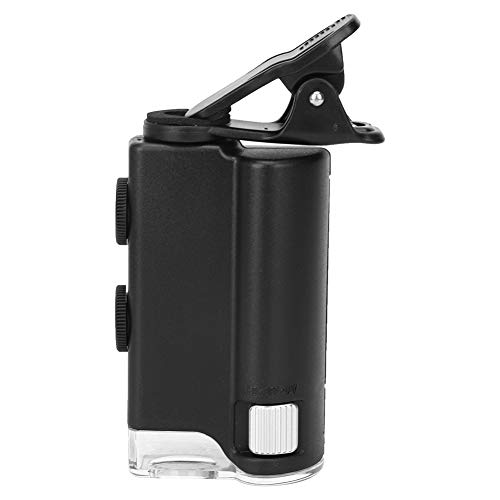 Image of Oumefar 60-100X Magnification Camera Portable Clip Microscope Magnifier Loupe LED Clip Loupe Microscope Mini Portable Clip Microscope Magnifier Loupe for Observing