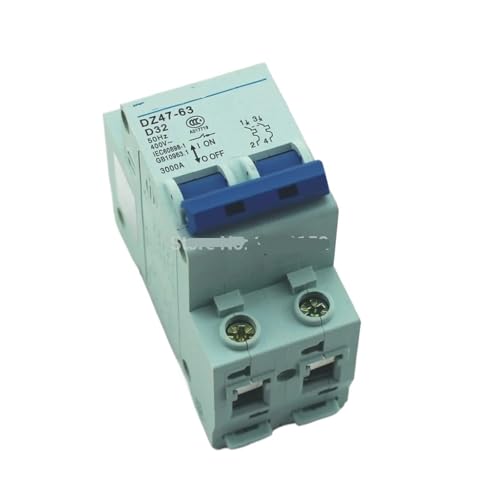 Disjoncteur 2P 32A courbe D pour stopper les coupures dues aux moteurs