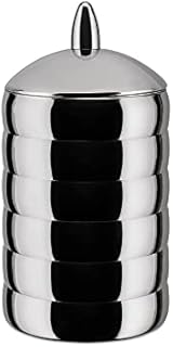 Alessi CB02 Kalisto kitchen storage box, Silver, 2"