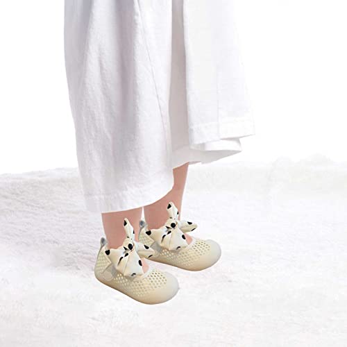 Toddler Baby Girls Shoes Breathable Shoes Bow Strap Sandals Girl Sandals Baby Soft Shoe Cover Sandals for Girls Size 112