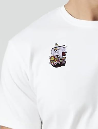 Image of Japanese Anime One Piece Lapel Pins Enamel Pin Pirate Ship Brooch