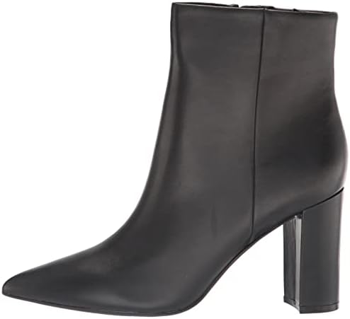 Marc Fisher Women's Glorena Ankle Boot, Black Leather, 11 | Image 7