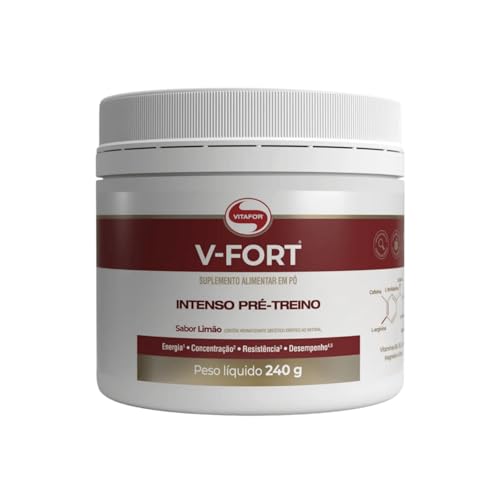 V-Fort Pré Workout (240g) - Sabor Limão, VitaFor