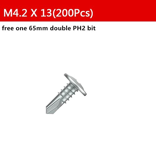 DOJA Industrial | Selbstbohrende Flachkopf Schrauben | 4,2 X 22 | PACK
