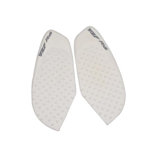 Coussinet protection antidérapant réservoir moto YZF R6 blanc grip maximum