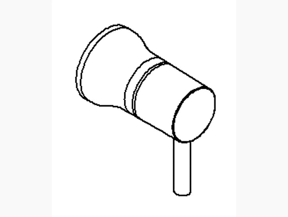 Replacement Part for Kohler 1150834-Cp Assembly- Handle