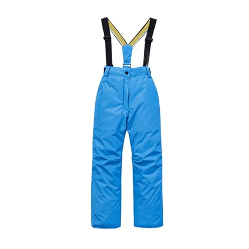 Pantalones de chándal para hombre, color verde oliva, mono de esquí para niños, azul, 7 años