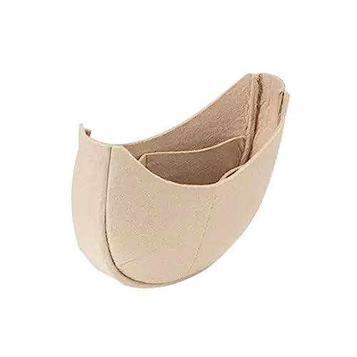 Aosekaa Bolsa de mão forro de tecido de feltro leve bolsa organizadora inserção grande capacidade fo