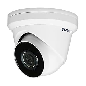 BV-Tech PoE IP 4MP Turret IP Camera/2.8MM/POE/12VDC/ IP67/MATRIX IR/White/Built-in Mic/WDR Compatible with Hikvision NVR