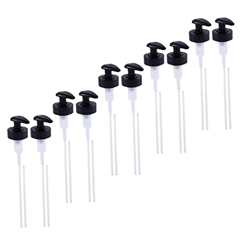 FOMIYES 24 Sets Press Pump Bottles Squeeze Condiment Bottle Oyster Sauce Press Nozzle