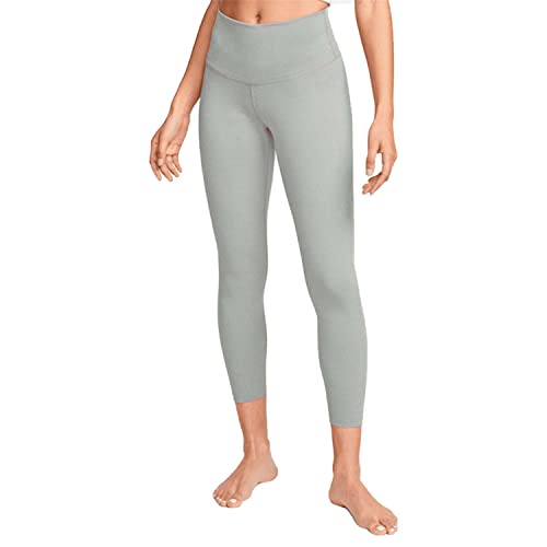 Nike Yoga Women's High-Waisted 7/8 Leggings Size - Small Particle Grey