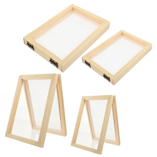 Tamis fabrication de papier pour loisirs créatifs en famille 4 pcs