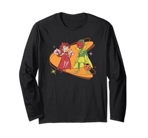 T-shirt WandaVision retro 50s manches longues Marvel original