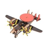 QUXVUIS Bastelset Flugzeugmodellbausatz – EIN interaktives Lernspielzeug zum Zusammenbauen – EIN spannendes 3D Holzpuzzle Abenteuer! Dieses Set ist tolles