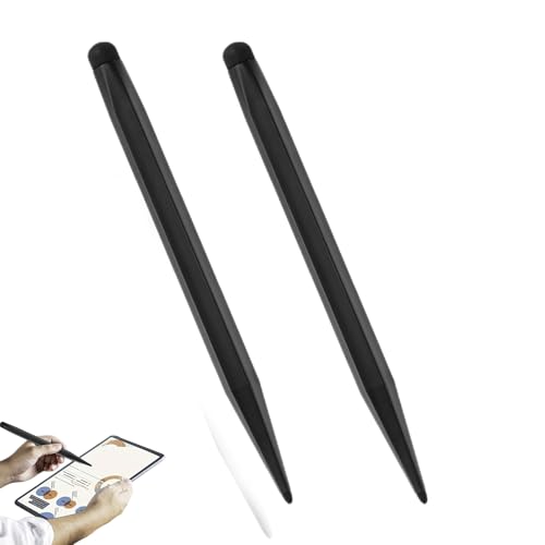 2 Piezas Lápizs para Tablet, Bolígrafo De Pantalla Táctil De Doble Punta, Lápizs Capacitivo Pantallas Táctiles, Alta Sensibilidad LápiPizarra Digital, LápizsElectrónico Tablet para Dibujar