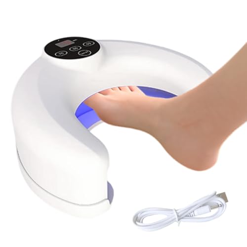 Luz LED para la iluminación de las uñas – Lámpara UV LED ajustable dedicada a la manicura – Luz de curado Gel – para mujeres, niñas, principiantes, casa, viaje, casa