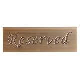 Zxpjkyu Cartel de Mesa Soporte Restaurante Señal Portareservas Base de Acero Inoxidable Decoración Práctica Adecuado para Bodas Hoteles Re, PC 1