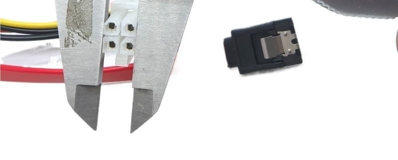Cable de datos YSAOZI 22pin a 7P SATA 4P Power 2en1 miniatura 4