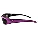 Pacific Coast Chix Rally Grey Gradient/Purple Padded Motorcycle Glasses