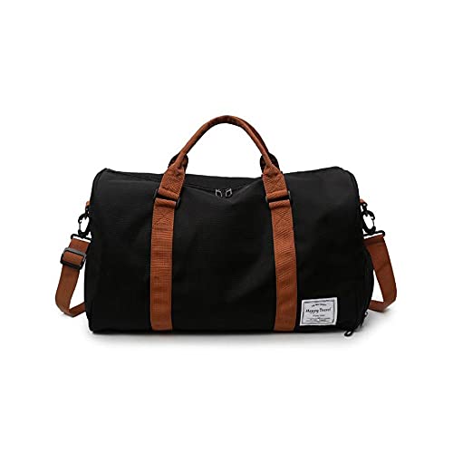 Grand sac de sport étanche pour homme et femme Noir Cover