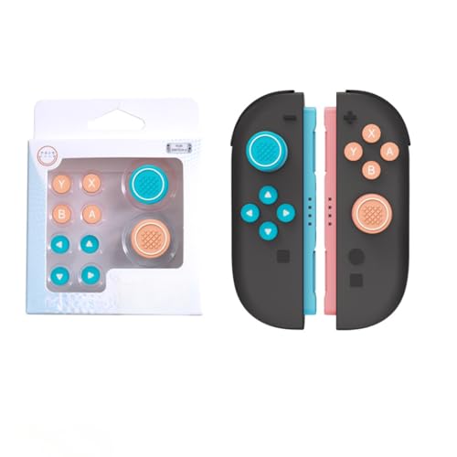 Joystick Caps for Switch2 Silicone Button Caps Silicone Colored Button Stickers