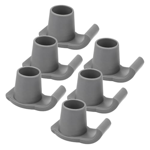 COLLBATH Senior Walker Accessories 6 Pack Walker Ski Glides Universal Leg Skids Anti-Slip Ski Glides