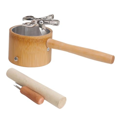 FOMIYES Moxa Massage Tool Portable Moxibustion Box Moxibustion Stick Holder Ash Blocking Mesh Real Wood Bamboo for Navel Back Abdomen