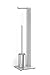 Produktbild ZACK 40417 "ATORE" Toilettenbutler, Edelstahl matt, Silber, 20 x 18 x 72,6 cm