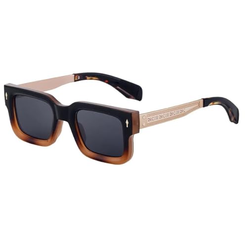 Lunettes de soleil de luxe classiques steampunk avec petite monture rétro de qualité