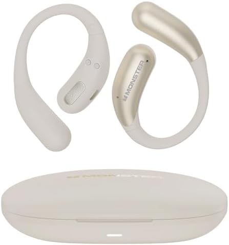 Monster Open Ear Earbuds AC229, Wireless Earbuds with 40H Playtim...