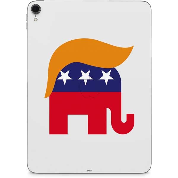 Skinit Decal Tablet Skin Compatible with iPad Pro 12.9in (2017) - Officially Licensed Republican Trump Hair Design