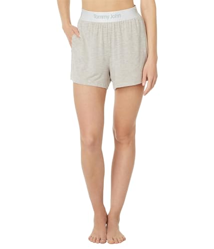 Image of Tommy John Women's Sleep Shorts, Second Skin Fabric, Comfortable Soft Pajama & Lounge Bottoms for Women