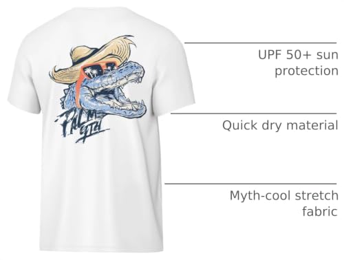 Image of Palmyth Boys Fishing Shirt Short Sleeve UPF 50+ Youth Performance T-Shirt