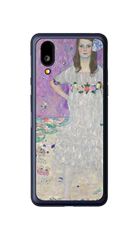 ClearView(クリアビュー) シャープ BASIO active用 背面 保護 フィルム 名画プリント グスタフ クリムト メーダ・プリマヴェージの肖像