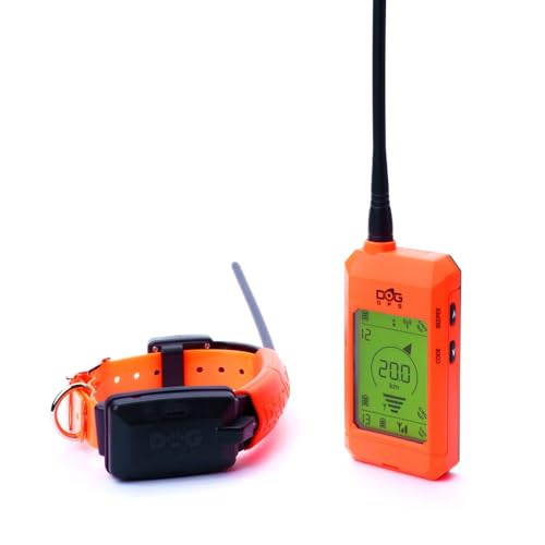 Dog Trace GPS X20+ Kit, composto da 1 Palmare,1 Collare GPS, 1 borsa di trasporto in tessuto
