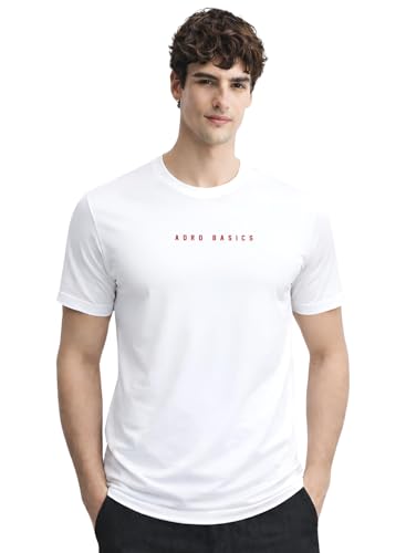 Image of ADRO Mens Printed Cotton T-Shirts Pack of 3 | Regular Fit Graphic Tshirt | Breathable Modern Stylish Casual T Shirt for Travel Gym Daily Lifestyle