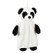 Produktbild Wärmflasche Panda 1 Liter mit Plüschbezug schwarz weiß 36cm