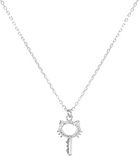 قلادة سيلفر تاون مطلية بالبلاتين بأربع طبقات من الفضة - 43 سم الوزن - : 2.4 غرام - 0040000028, نساء