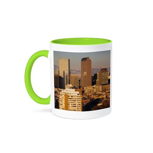 3dRose Denver Skyline 15oz Coffee Mug Walter Bibikow